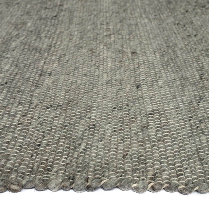 Wollen vloerkleed Antraciet - Cobble Stone - Vloerkledenloods