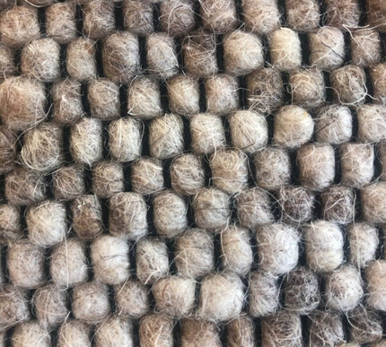 Wollen vloerkleed Basilicaal Black Warp nr.13 Basic Pallio by Brinker - Vloerkledenloods