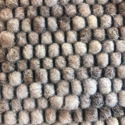 Wollen vloerkleed Basilicaal Black Warp nr.13 Basic Pallio by Brinker - Vloerkledenloods