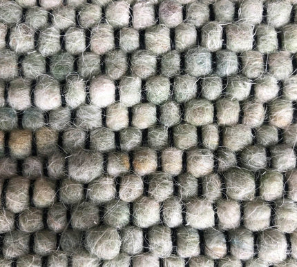 Wollen vloerkleed Basilicaal Black Warp nr.140 Basic Pallio by Brinker - Vloerkledenloods