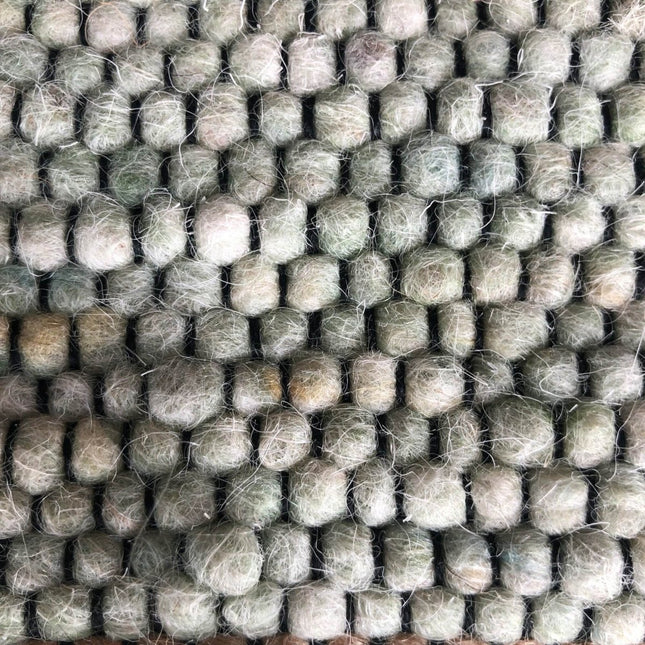 Wollen vloerkleed Basilicaal Black Warp nr.140 Basic Pallio by Brinker - Vloerkledenloods
