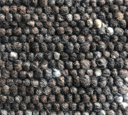 Wollen vloerkleed Basilicaal Black Warp nr.200 Basic Pallio by Brinker - Vloerkledenloods