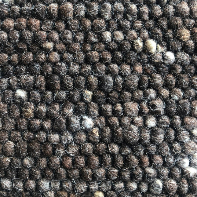 Wollen vloerkleed Basilicaal Black Warp nr.200 Basic Pallio by Brinker - Vloerkledenloods