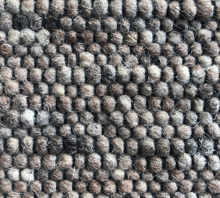 Wollen vloerkleed Basilicaal Black Warp nr.225 Basic Pallio by Brinker - Vloerkledenloods