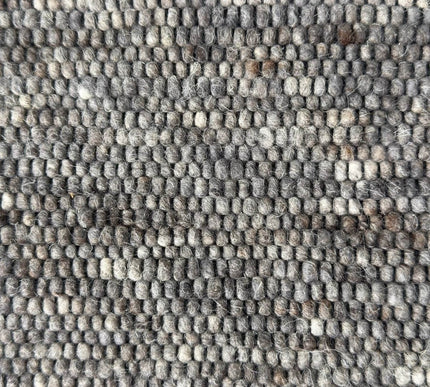 Wollen vloerkleed Basilicaal Black Warp nr.228 Basic Pallio by Brinker - Vloerkledenloods