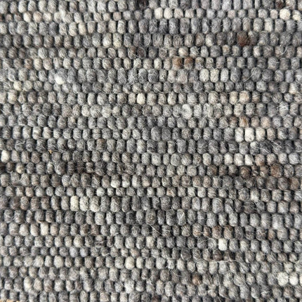 Wollen vloerkleed Basilicaal Black Warp nr.228 Basic Pallio by Brinker - Vloerkledenloods