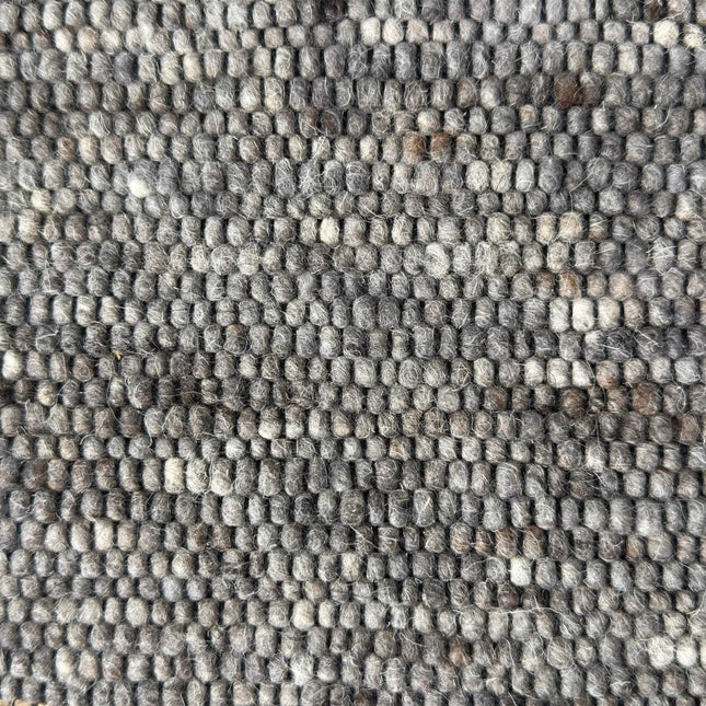 Wollen vloerkleed Basilicaal Black Warp nr.228 Basic Pallio by Brinker - Vloerkledenloods