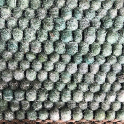 Wollen vloerkleed Basilicaal Black Warp nr.240 Basic Pallio by Brinker - Vloerkledenloods
