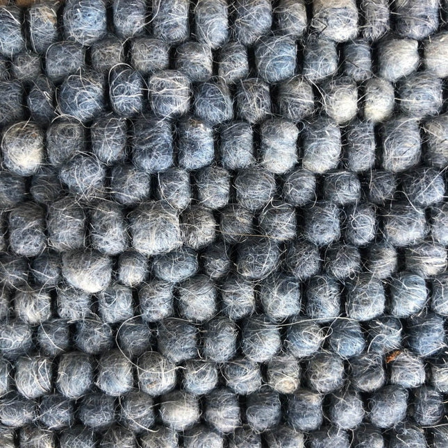 Wollen vloerkleed Basilicaal Black Warp nr.250 Basic Pallio by Brinker - Vloerkledenloods