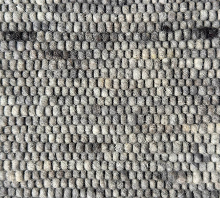 Wollen vloerkleed Basilicaal Black Warp nr.28 Basic Pallio by Brinker - Vloerkledenloods