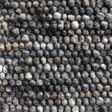 Wollen vloerkleed Basilicaal Black Warp nr.282 Basic Pallio by Brinker - Vloerkledenloods