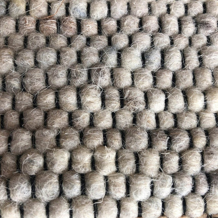 Wollen vloerkleed Basilicaal Black Warp nr.35 Basic Pallio by Brinker - Vloerkledenloods