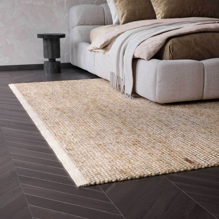Wollen vloerkleed Basilicaal White Warp nr.12 Basic Pallio by Brinker - Vloerkledenloods