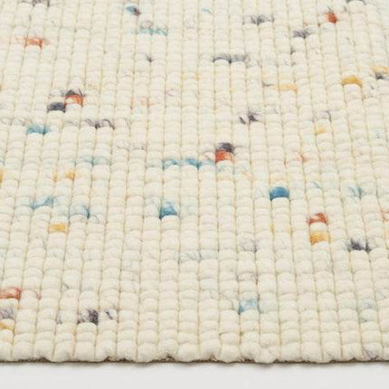 Wollen vloerkleed beach life wit/multi 99 - Karpi - Vloerkledenloods