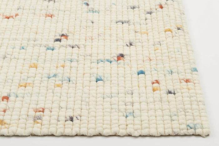 Wollen vloerkleed beach life wit/multi 99 - Karpi - Vloerkledenloods