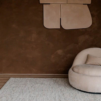 Wollen Vloerkleed Beige/Wit Gemeleerd Vik - Vloerkledenloods