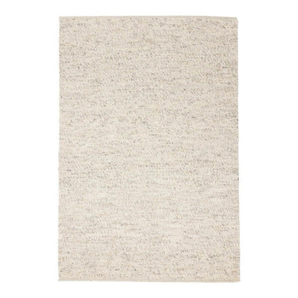 Wollen Vloerkleed Beige/Wit Gemeleerd Vik - Vloerkledenloods