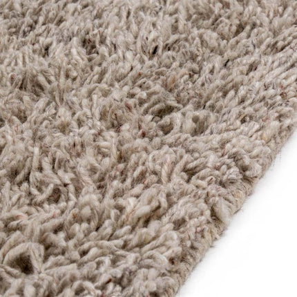 Wollen vloerkleed Berbero Lungo beige 101 - Feelgood by Brinker - Vloerkledenloods