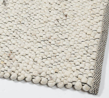 Wollen vloerkleed Bergamo 11 Beige - Eva Interior - Vloerkledenloods