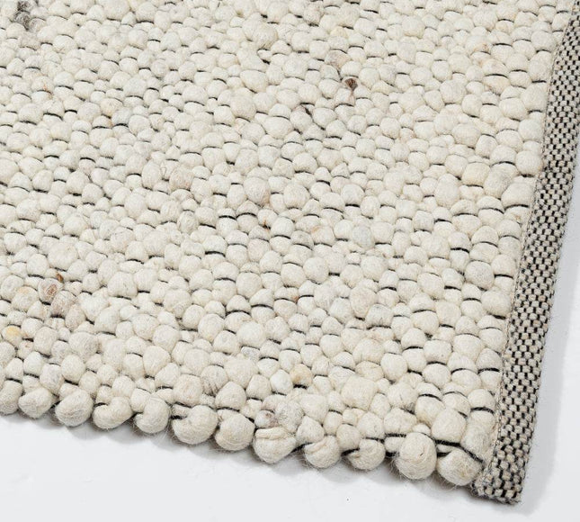 Wollen vloerkleed Bergamo 11 Beige - Eva Interior - Vloerkledenloods