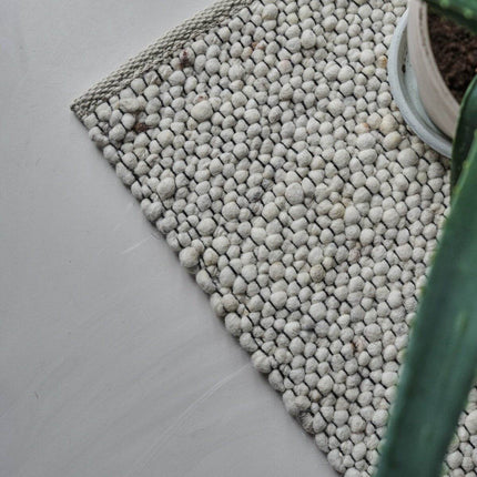 Wollen vloerkleed Bergamo 11 Beige - Eva Interior - Vloerkledenloods
