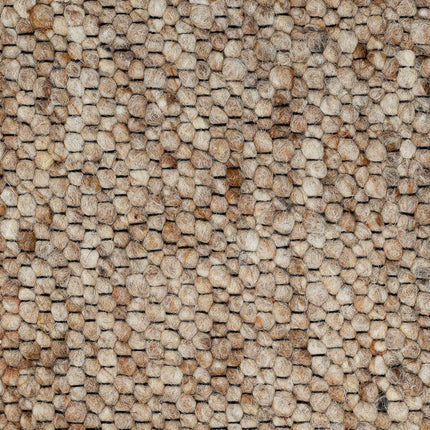 Wollen vloerkleed Bergamo 126 Brons - Eva Interior - Vloerkledenloods