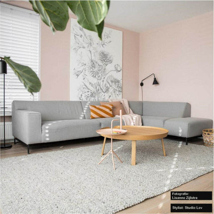 Wollen vloerkleed Bergamo 28 Licht Grijs - Eva Interior - Vloerkledenloods