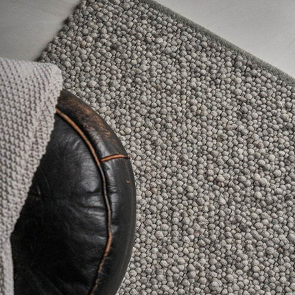 Wollen vloerkleed Bergamo 28 Licht Grijs - Eva Interior - Vloerkledenloods