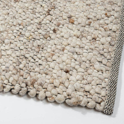 Wollen vloerkleed Bergamo 32 Ivoor Mix - Eva Interior - Vloerkledenloods