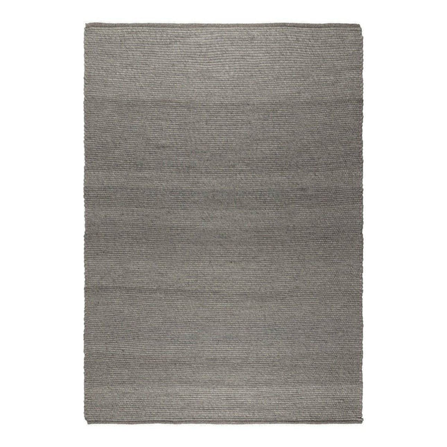 Wollen Vloerkleed Donkergrijs Vik - Vloerkledenloods