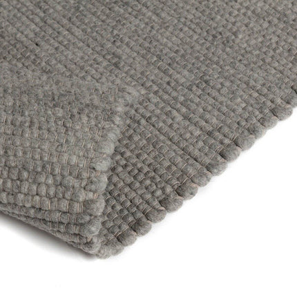 Wollen Vloerkleed Donkergrijs Vik - Vloerkledenloods