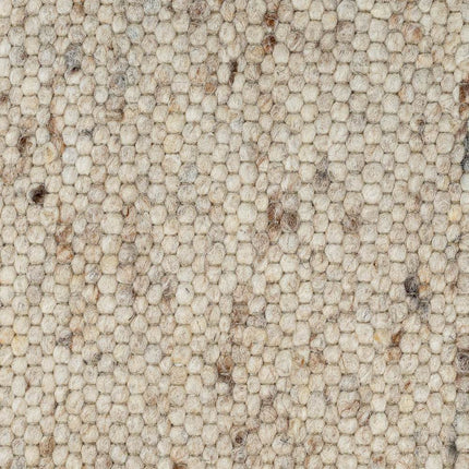 Wollen vloerkleed Greenland 12 Licht Bruin Mix - Eva Interior - Vloerkledenloods