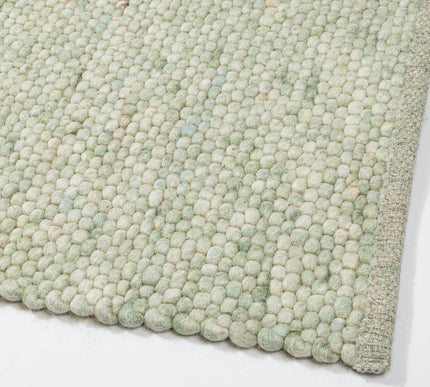 Wollen vloerkleed Greenland 140 Licht Groen - Eva Interior - Vloerkledenloods