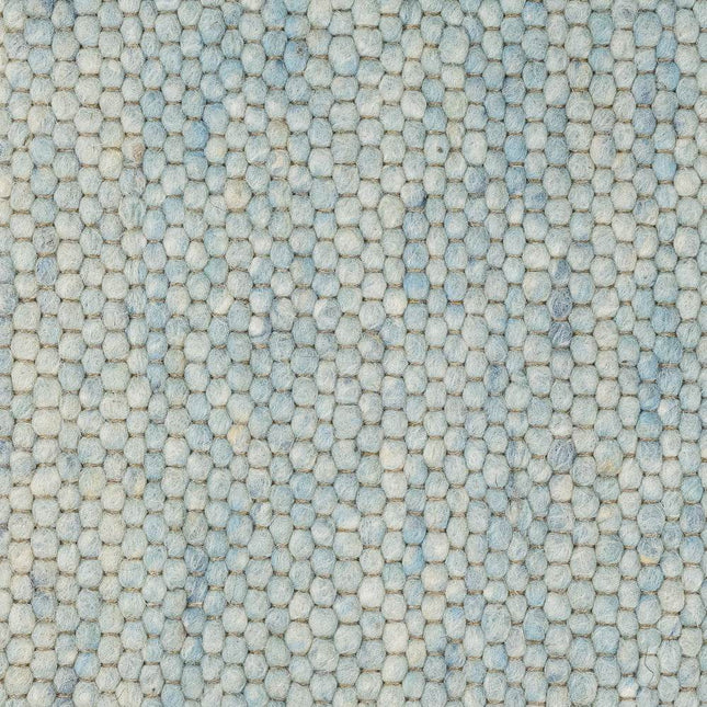 Wollen vloerkleed Greenland 151 Licht Blauw Mix - Eva Interior - Vloerkledenloods
