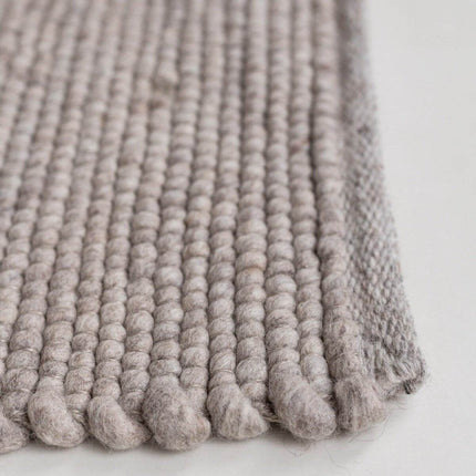Wollen Vloerkleed Grijs/Beige Vik - Vloerkledenloods