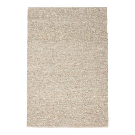 Wollen Vloerkleed Grijs/bruin gemeleerd Vik - Vloerkledenloods