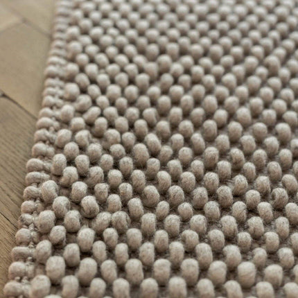 Wollen vloerkleed Lecco wit/beige - Vloerkledenloods