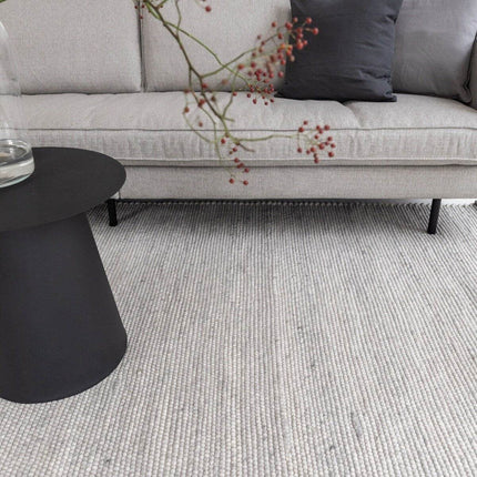 Wollen Vloerkleed Lichtgrijs Vik - Vloerkledenloods