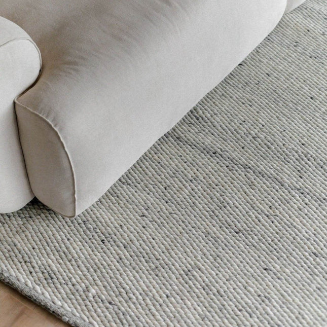 Wollen Vloerkleed Novara Beige/Grijs Eva Interior - Vloerkledenloods