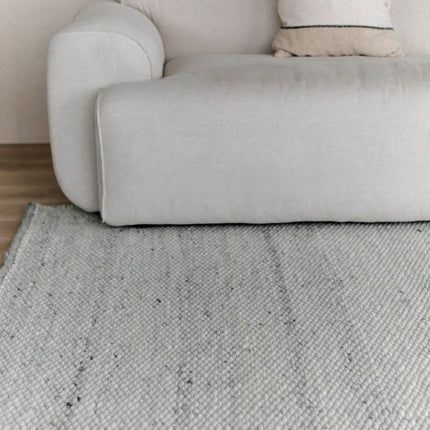 Wollen Vloerkleed Novara Beige/Grijs Eva Interior - Vloerkledenloods
