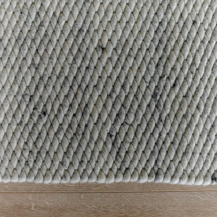 Wollen Vloerkleed Novara Beige/Grijs Eva Interior - Vloerkledenloods