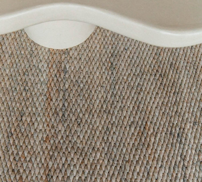 Wollen Vloerkleed Novara Beige/lichtbruin Eva Interior - Vloerkledenloods