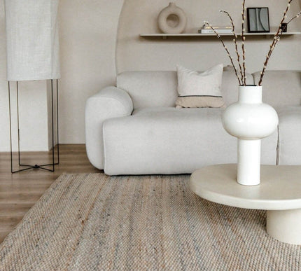 Wollen Vloerkleed Novara Beige/lichtbruin Eva Interior - Vloerkledenloods