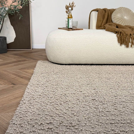 Wollen vloerkleed Nuta beige - Interieur05 - Vloerkledenloods