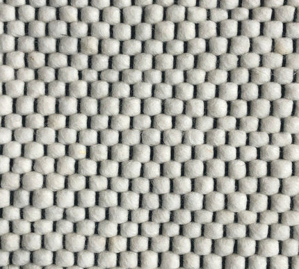 Wollen vloerkleed Rustica Black Warp nr.1 Basic Pallio by Brinker - Vloerkledenloods
