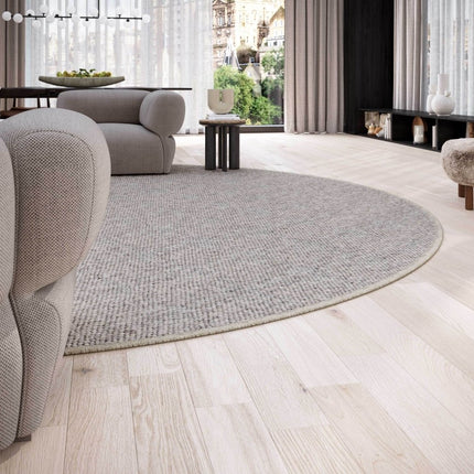 Wollen vloerkleed Rustica Black Warp nr.28 Basic Pallio by Brinker - Vloerkledenloods