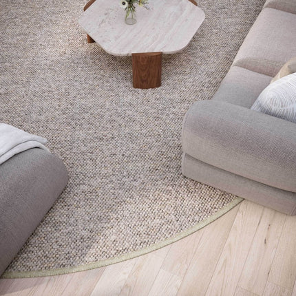 Wollen vloerkleed Rustica Black Warp nr.28 Basic Pallio by Brinker - Vloerkledenloods