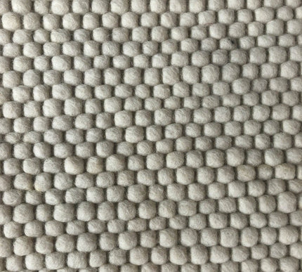 Wollen vloerkleed Rustica White Warp nr.1 Basic Pallio by Brinker - Vloerkledenloods