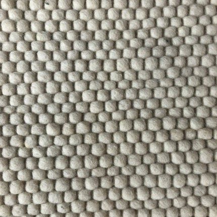 Wollen vloerkleed Rustica White Warp nr.1 Basic Pallio by Brinker - Vloerkledenloods