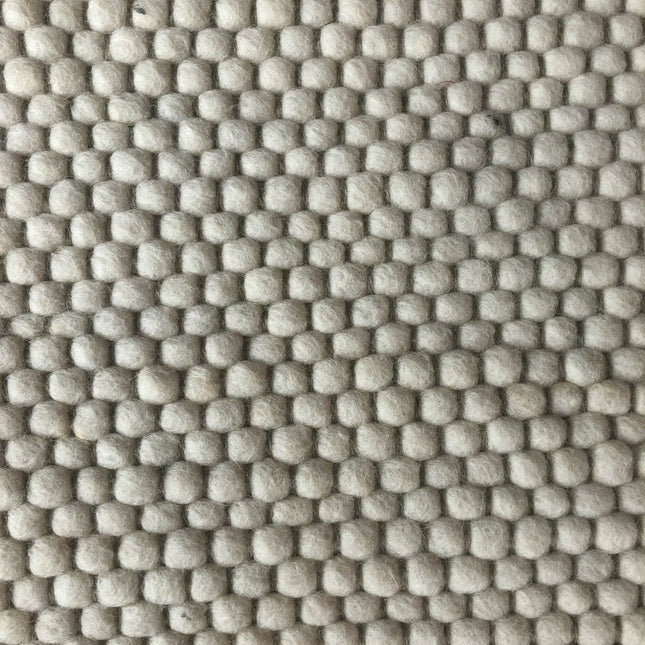 Wollen vloerkleed Rustica White Warp nr.1 Basic Pallio by Brinker - Vloerkledenloods
